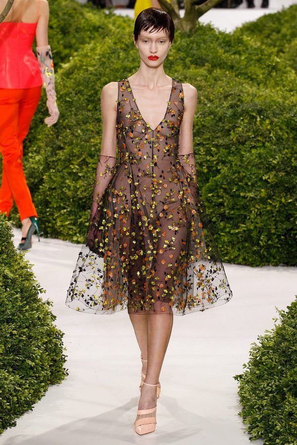 Показ коллекции Christian Dior весна-лето 2013 в рамках Couture Fashion Week