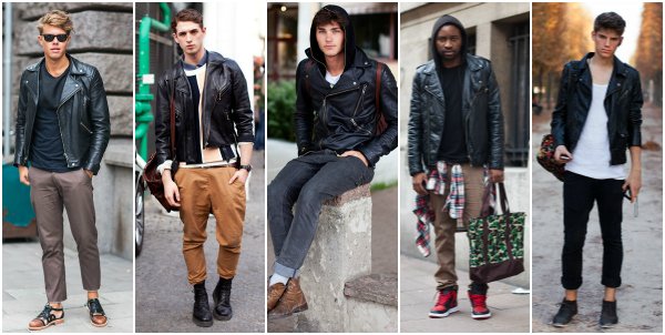 Как это носить: 5 мужских образов с кожаной курткой-косухой