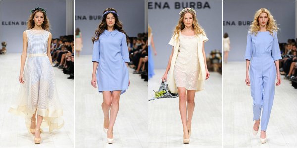 Elena BURBA весна-лето 2014 на Ukrainian Fashion Week