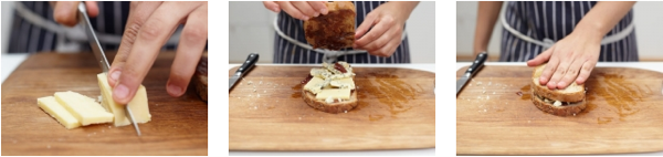 Три хлебные идеи на завтрак: простые тосты и два сендвича