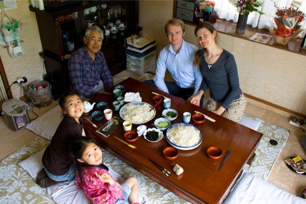 В гостях у японской семьи