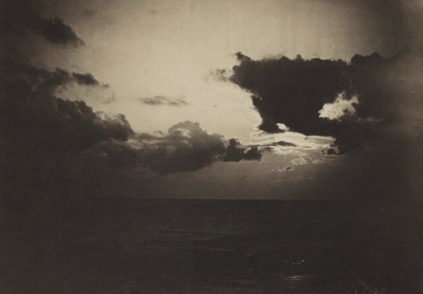 Gustave Le Gray (French, 1820-1884) Cloud Study, Light-Dark 1856-57