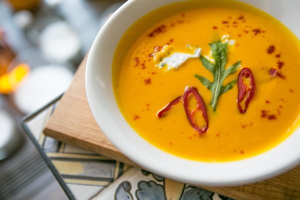 Морковно-тыквенный суп с карри - 45 грн