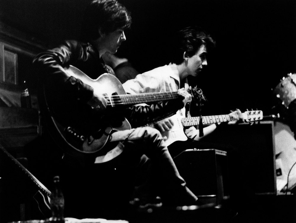 Photo of George HARRISON and Stuart SUTCLIFFE