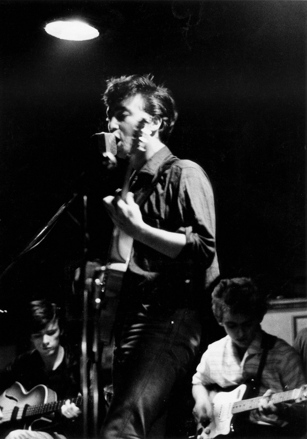 Photo of Stuart SUTCLIFFE and John LENNON and BEATLES and George HARRISON
