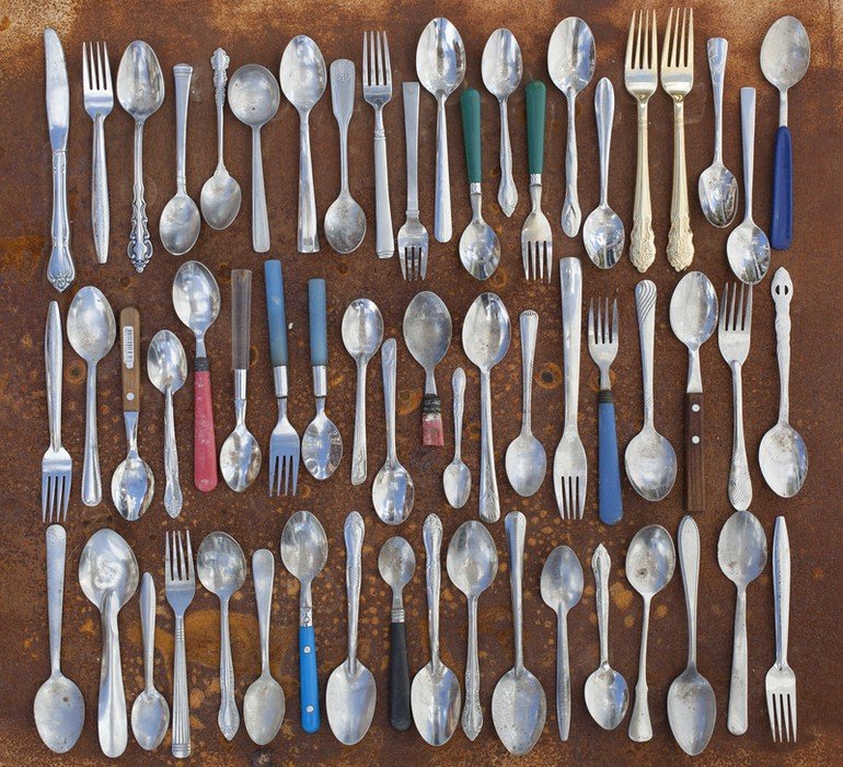 Utensils used for eating are considered potentially lethal personal property and are discarded.
