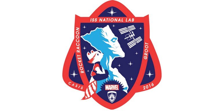 CASIS-rocket-and-groot-mission-patch-guardians-of-the-galaxy-2-SDCC-2016