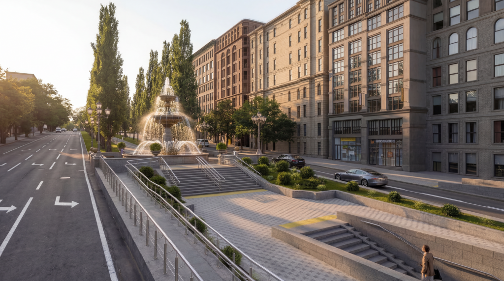 Рендер Бесарабської площі